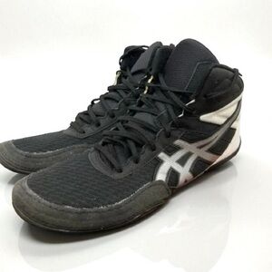 ASICS Matflex 6 Men's Wrestling Shoes Black and White Size 13 Athletic Sneaker